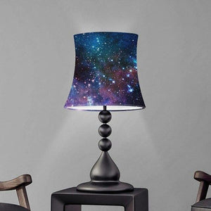 Open image in slideshow, Cool Galaxy Star Print Modern Cloth Lamp Shade Cover for Table Lamps Desk Lamps Light Shade Wall Lamp Shades Washable Lamp Cover - Ukiyo
